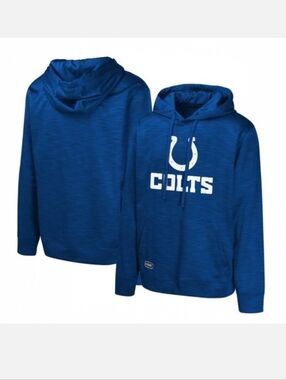 Indianapolis NFL Colts Men's Streak Fleece Pullover Hoodie Large New